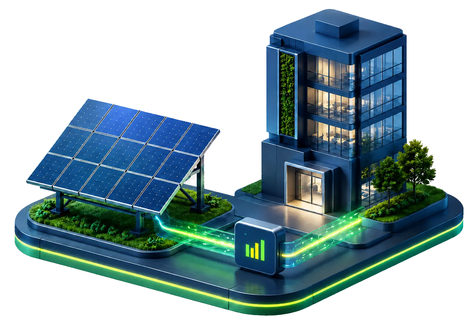 Ilustração de Energia por Assinatura